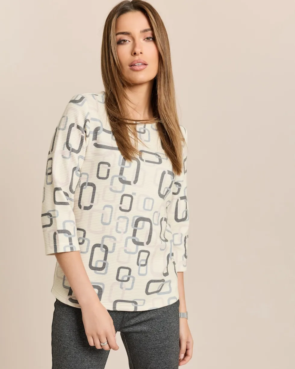 Sweatshirt mit Alloverdruck