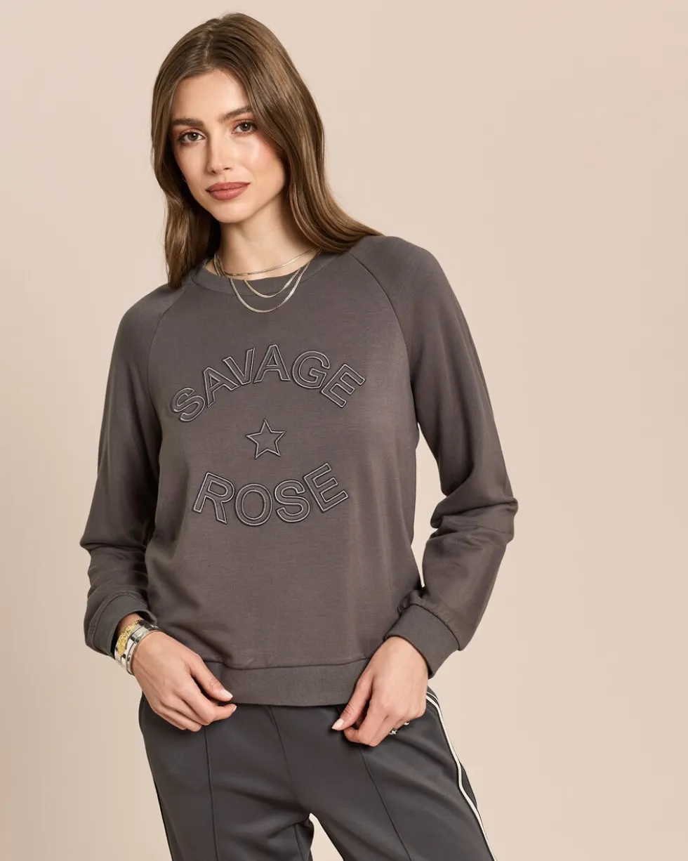 Sweatshirt mit gesticktem Branding