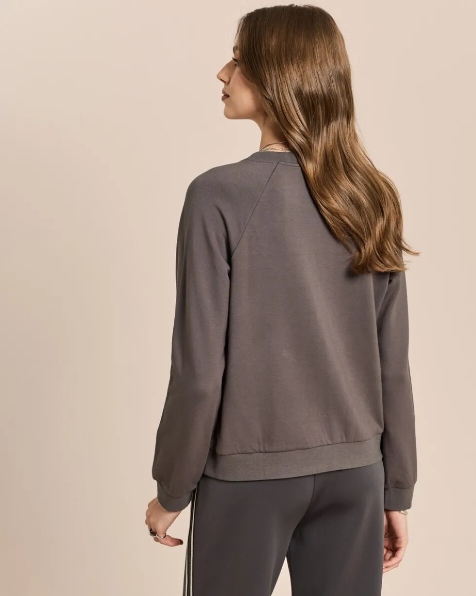 Sweatshirt mit gesticktem Branding