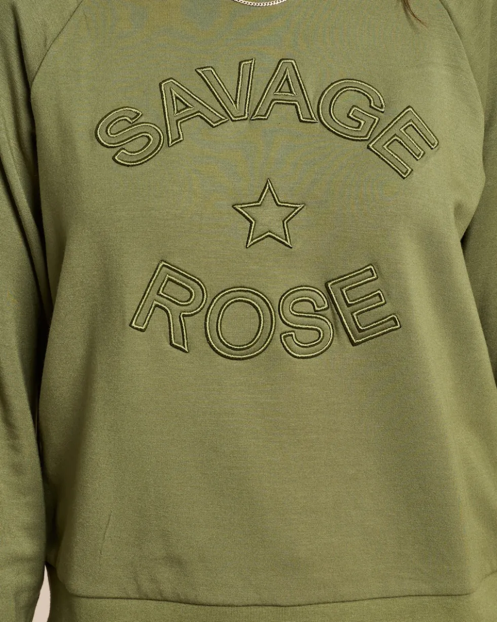 Sweatshirt mit gesticktem Branding