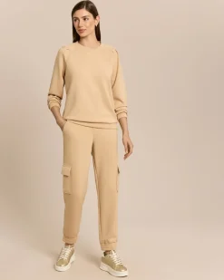 Sweatshirt mit Schulterdetail