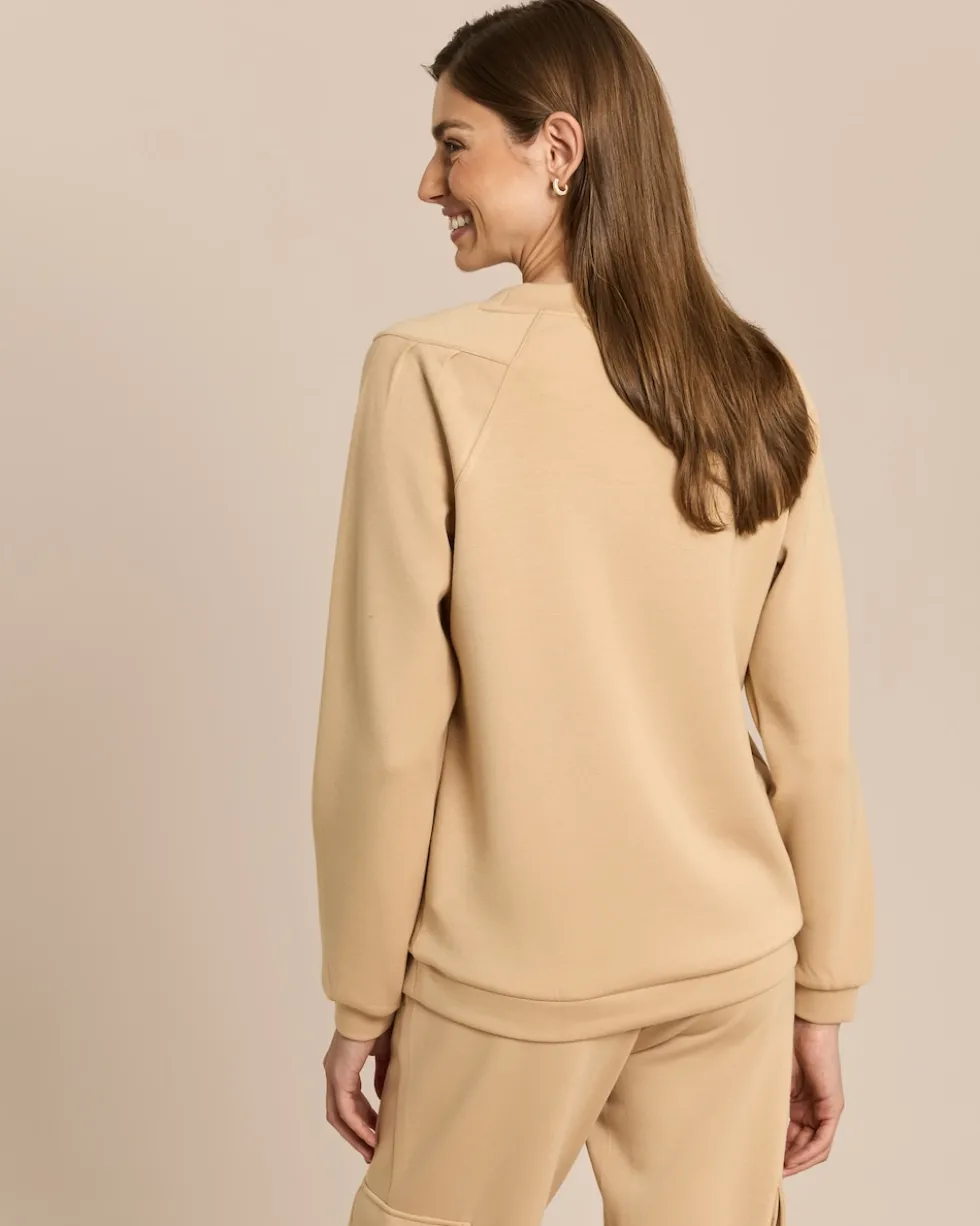 Sweatshirt mit Schulterdetail