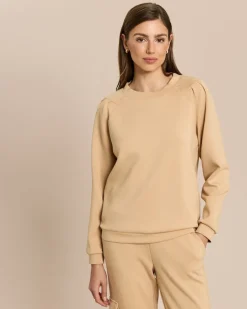 Sweatshirt mit Schulterdetail