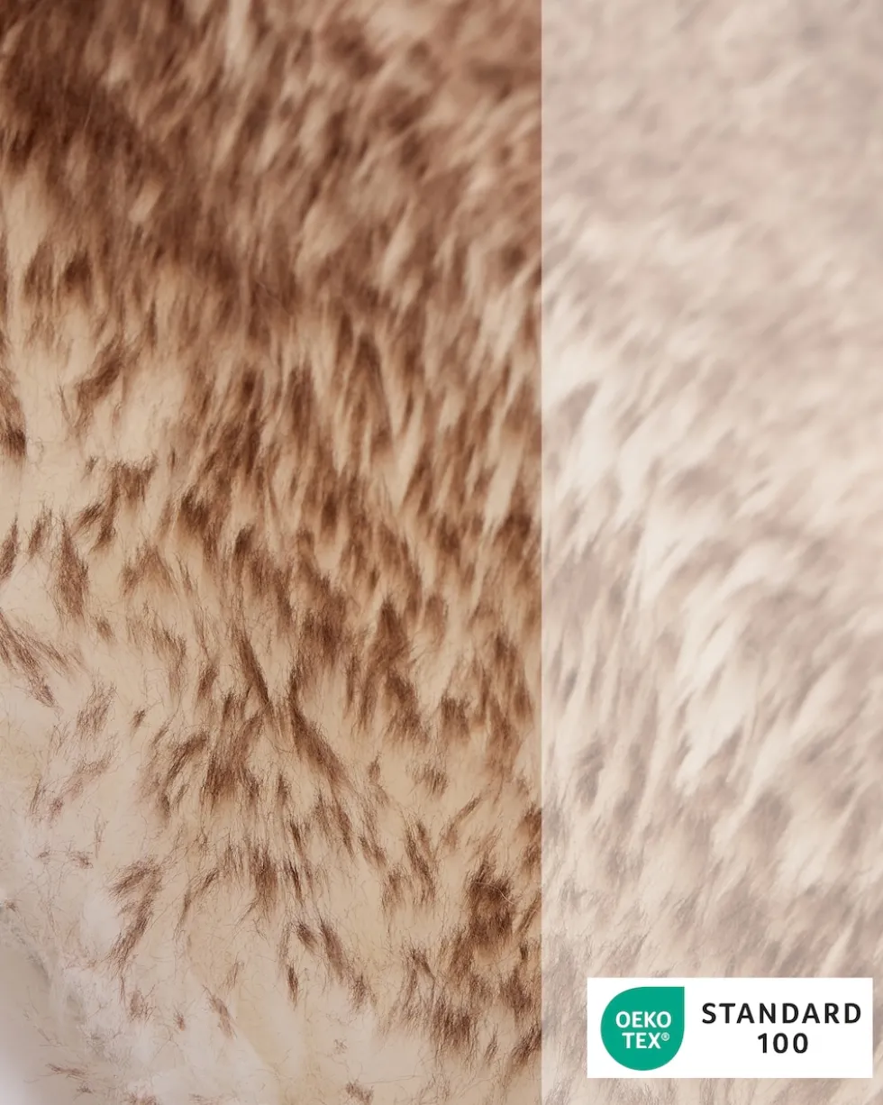 Teppich in Huskyfell-Optik