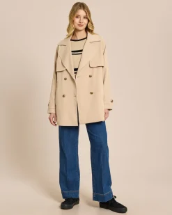 Trenchcoat Doppelreihig zu knöpfen