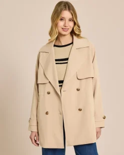 Trenchcoat Doppelreihig zu knöpfen