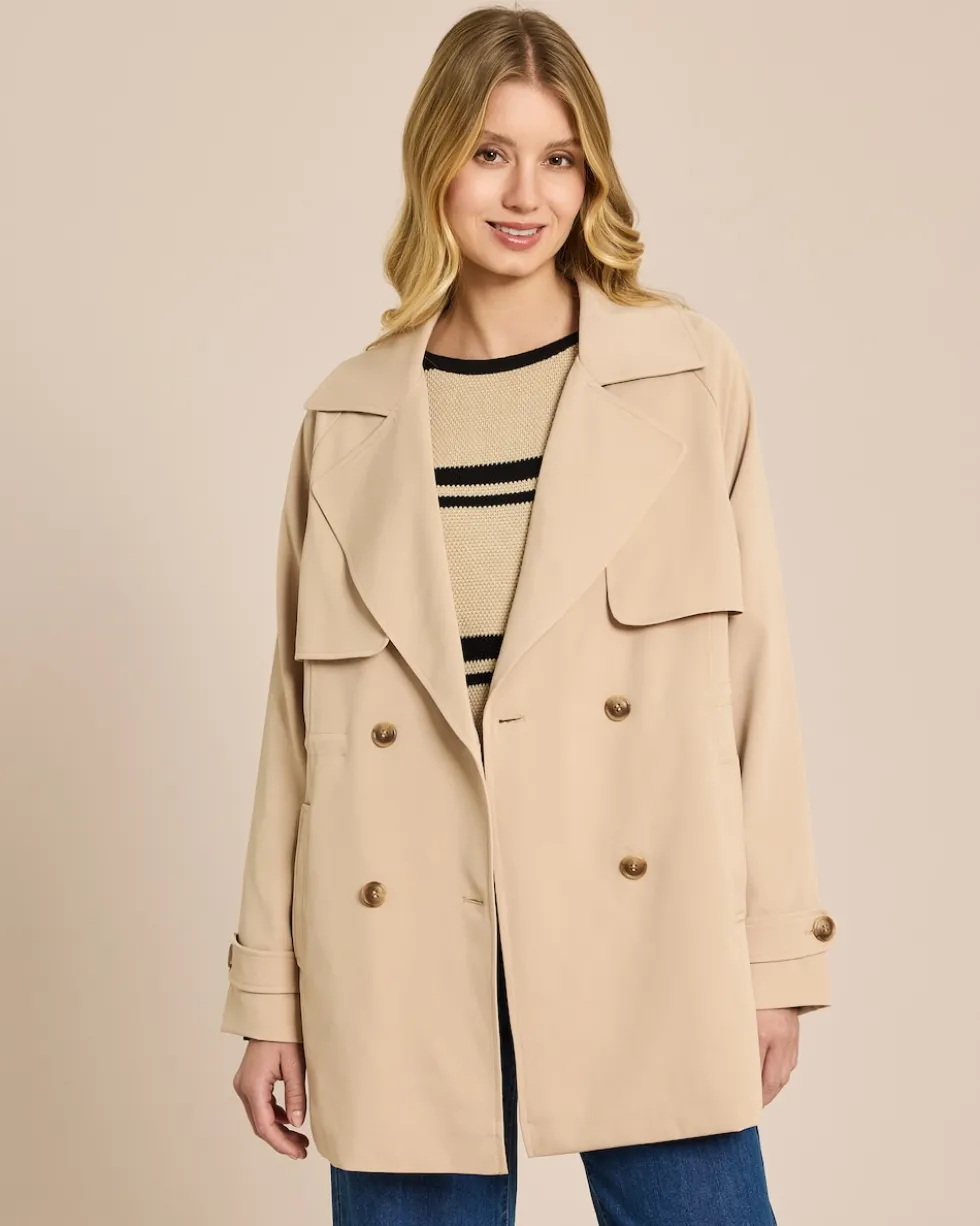 Trenchcoat Doppelreihig zu knöpfen