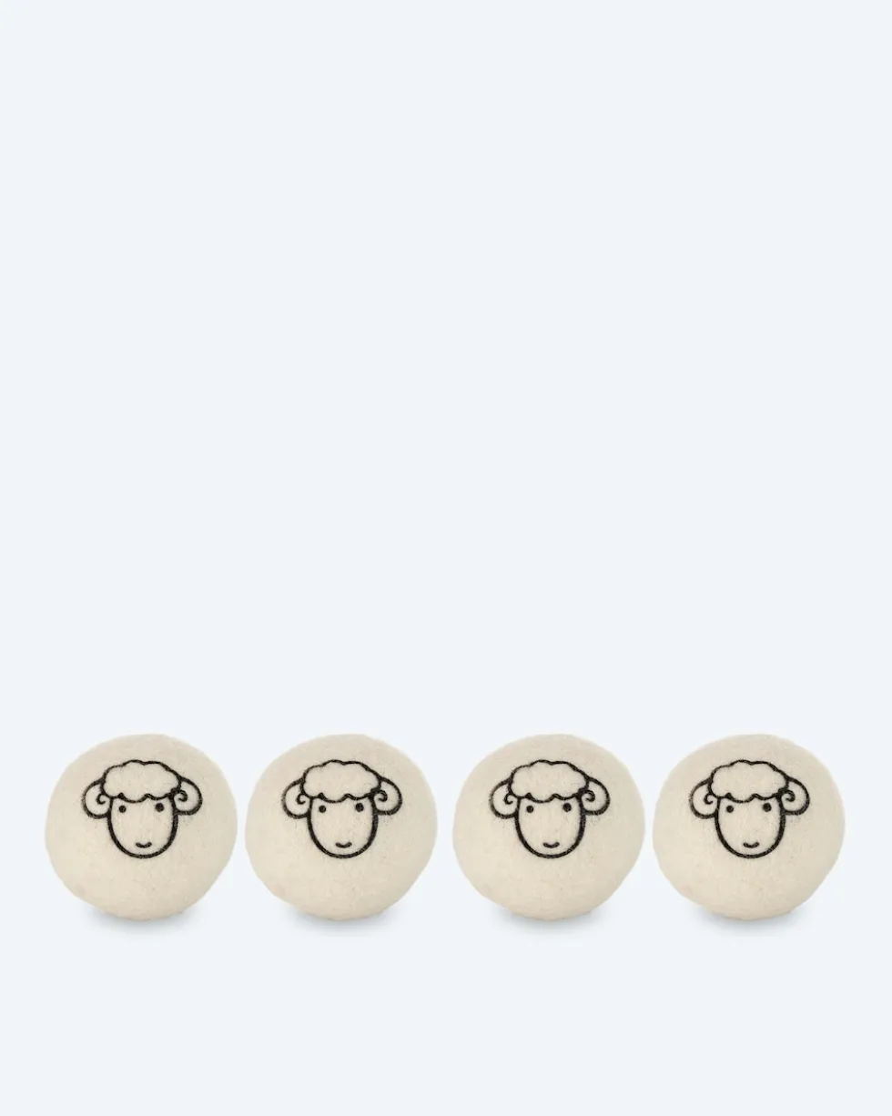 Trocknerbälle, 4er Set mit Beutel