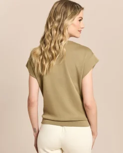 T-Shirt aus Sweatware