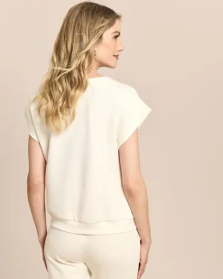 T-Shirt aus Sweatware