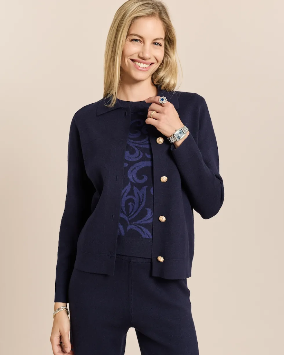 Twin-Set Strickjacke mit Pullover