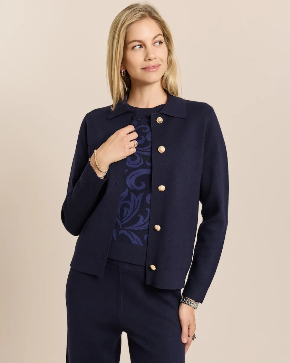 Twin-Set Strickjacke mit Pullover
