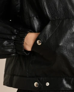 Vegane Lederjacke