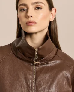Vegane Lederjacke
