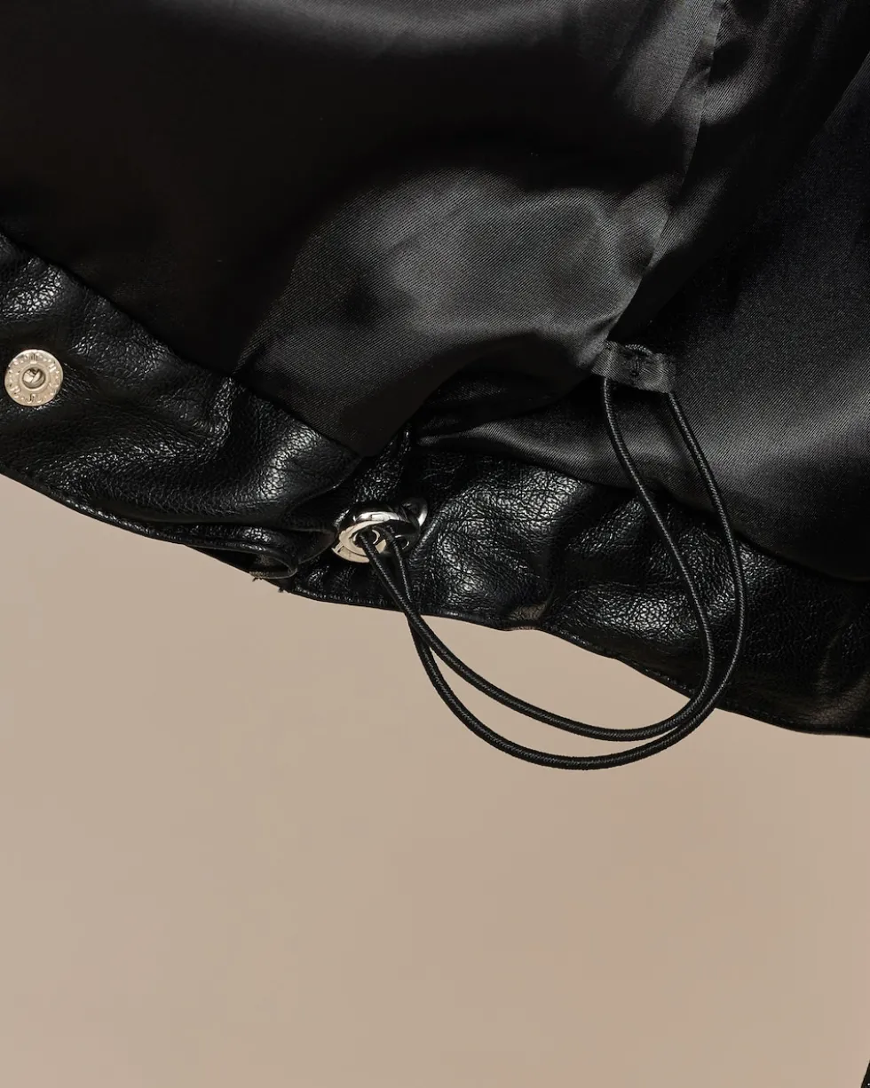 Vegane Lederjacke