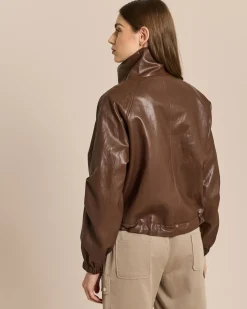 Vegane Lederjacke