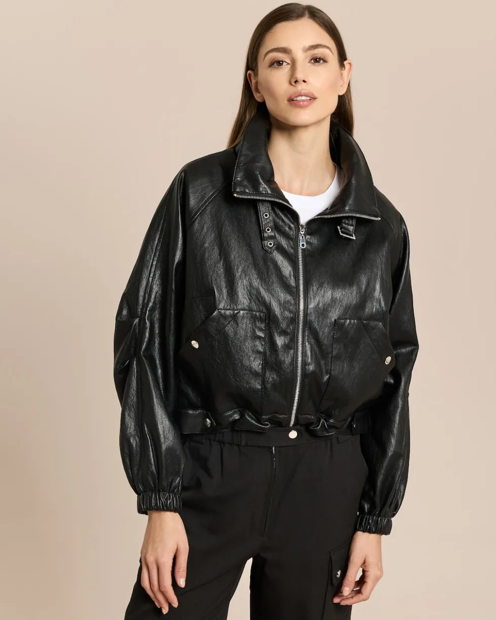 Vegane Lederjacke