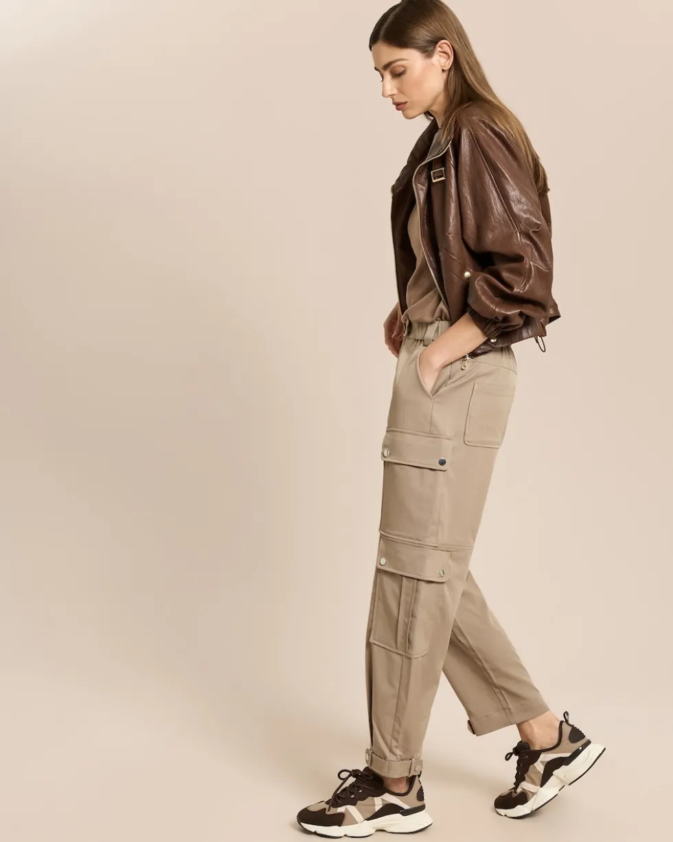 Vegane Lederjacke
