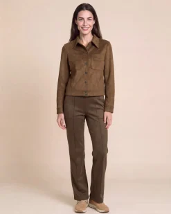 Velourslederimitat Jacke