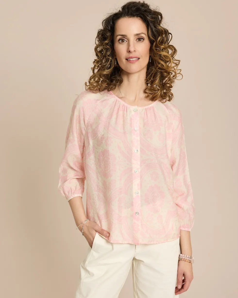 Viskosebluse bedruckt