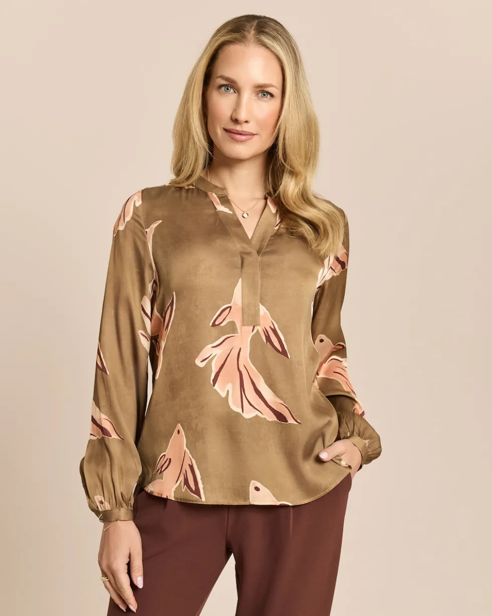 Viskosebluse bedruckt