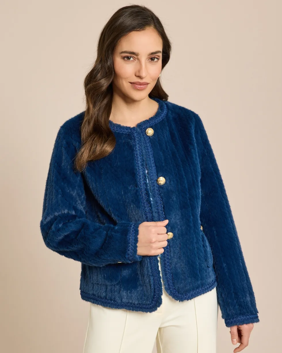 Webpelzjacke modische Optik