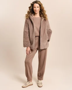 Webpelzjacke zum Wenden