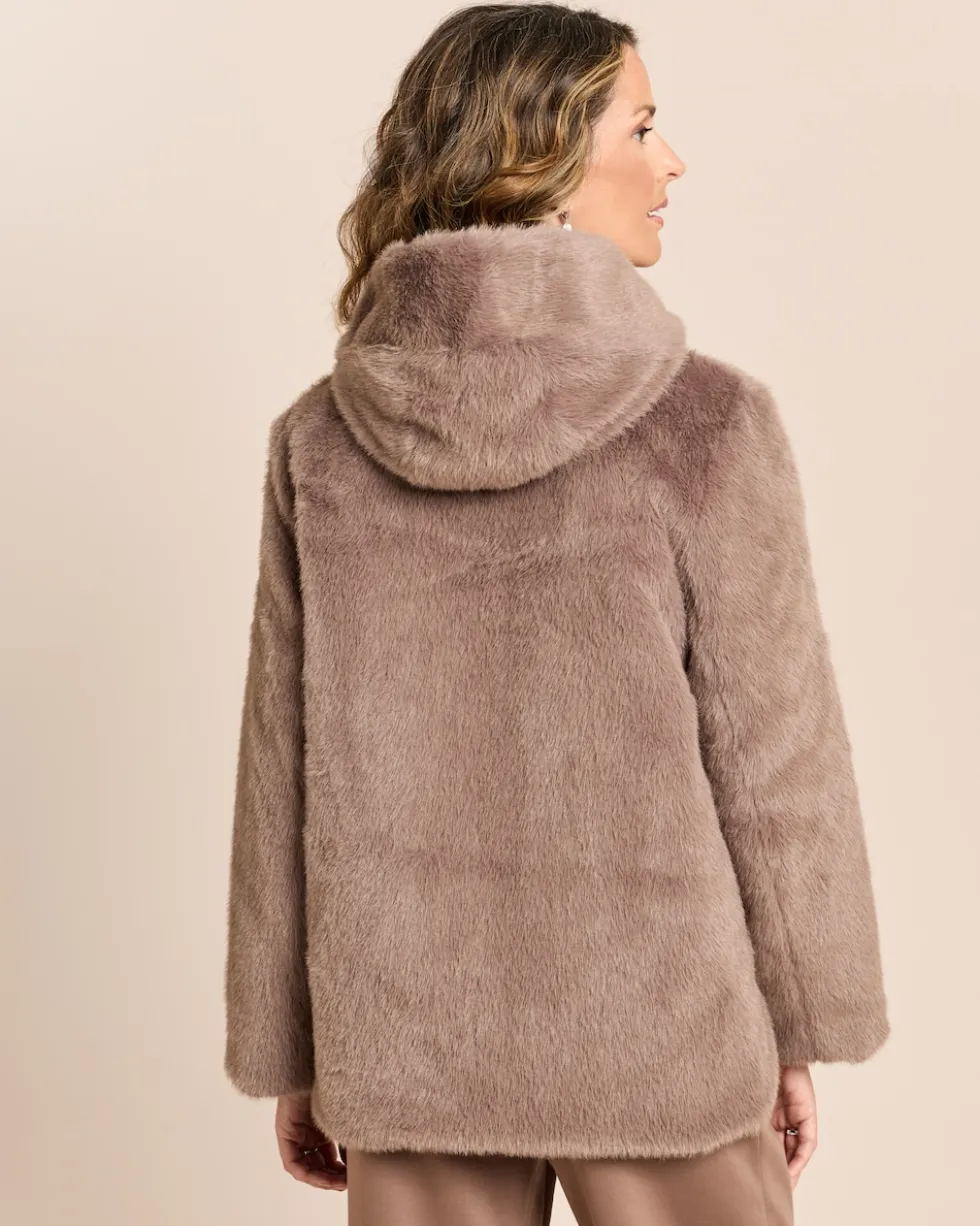 Webpelzjacke zum Wenden