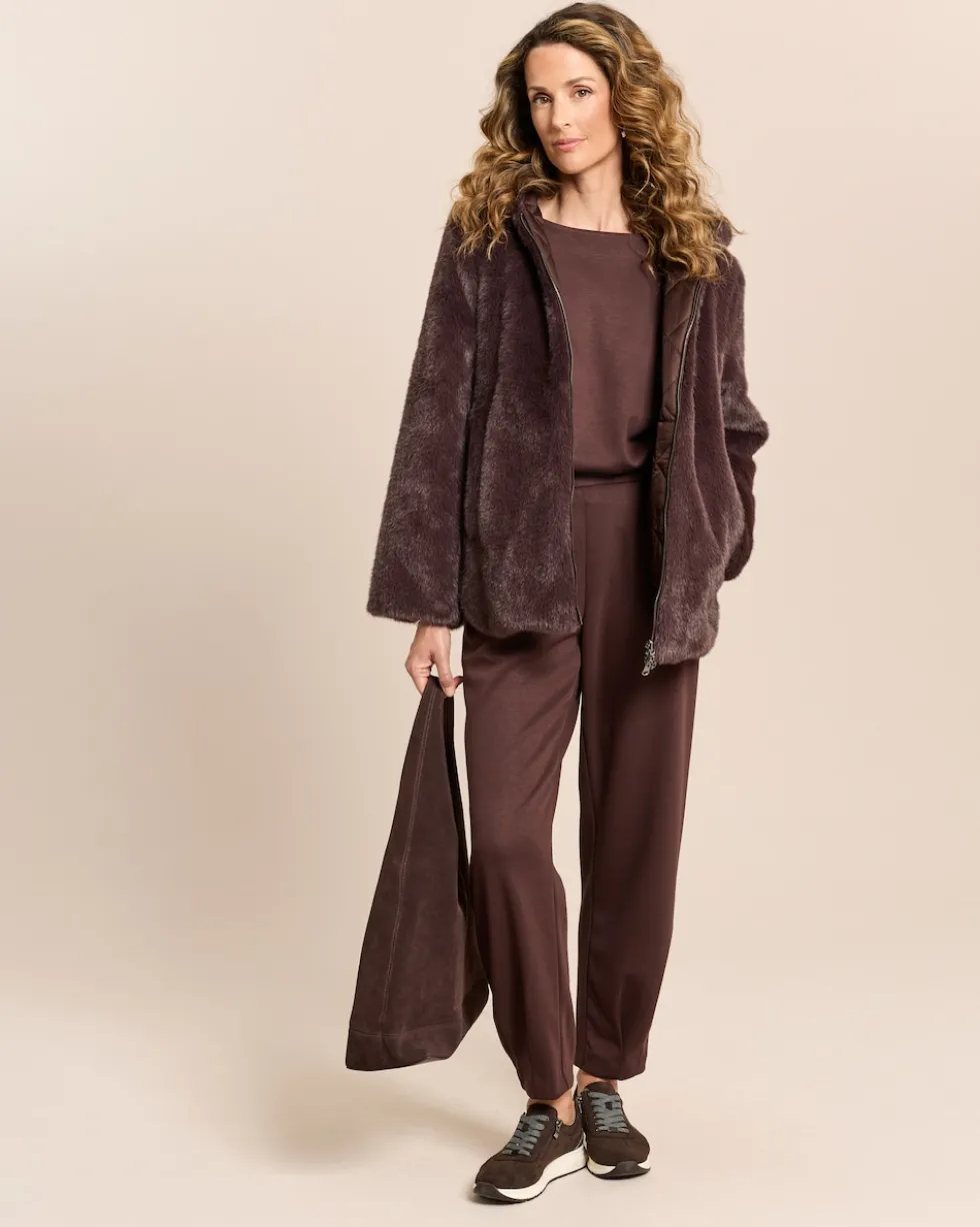 Webpelzjacke zum Wenden