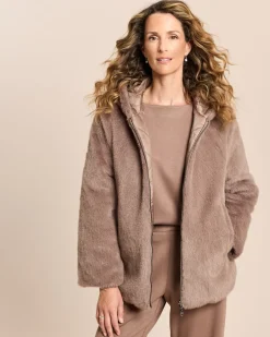 Webpelzjacke zum Wenden
