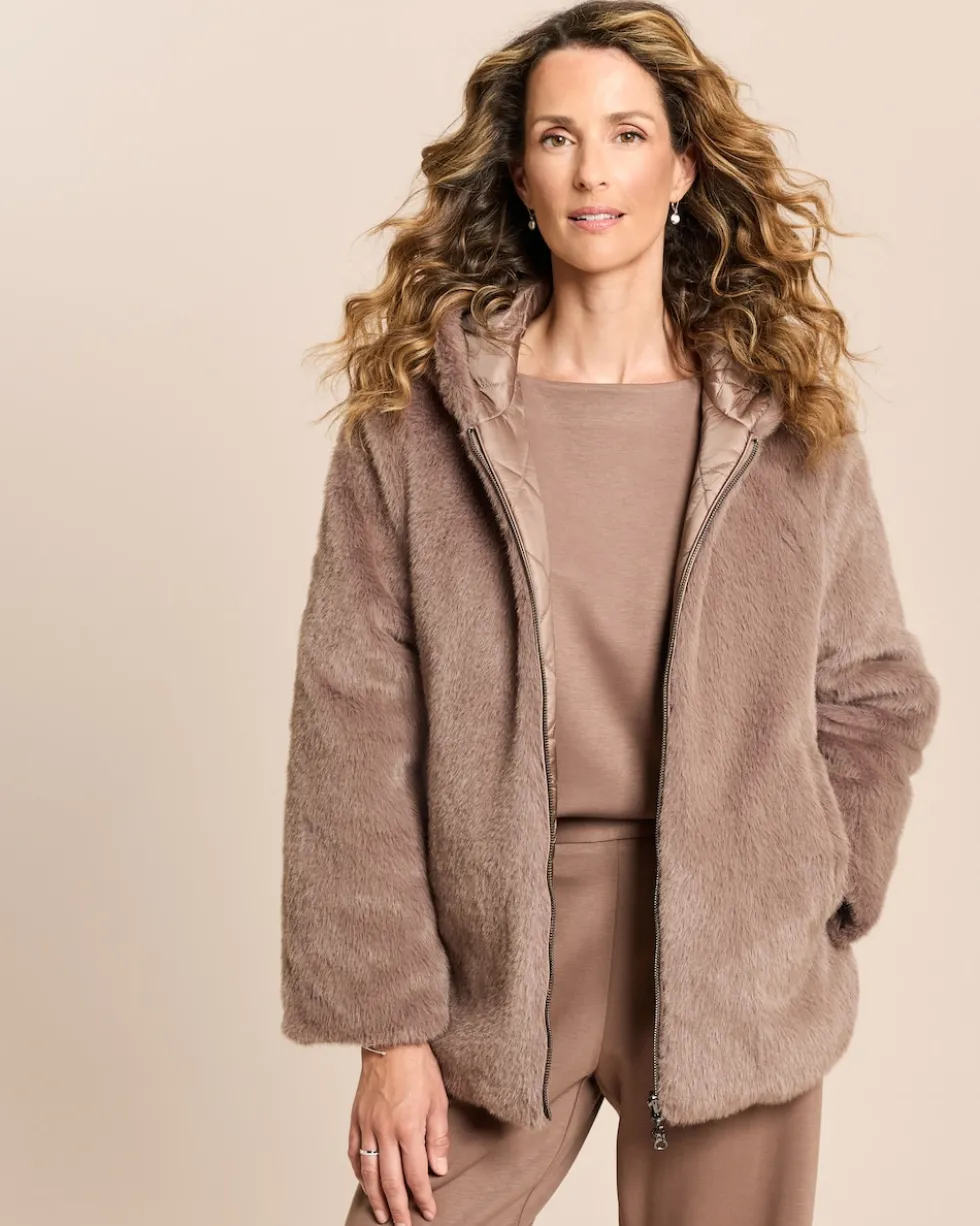 Webpelzjacke zum Wenden