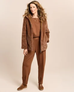 Webpelzjacke zum Wenden