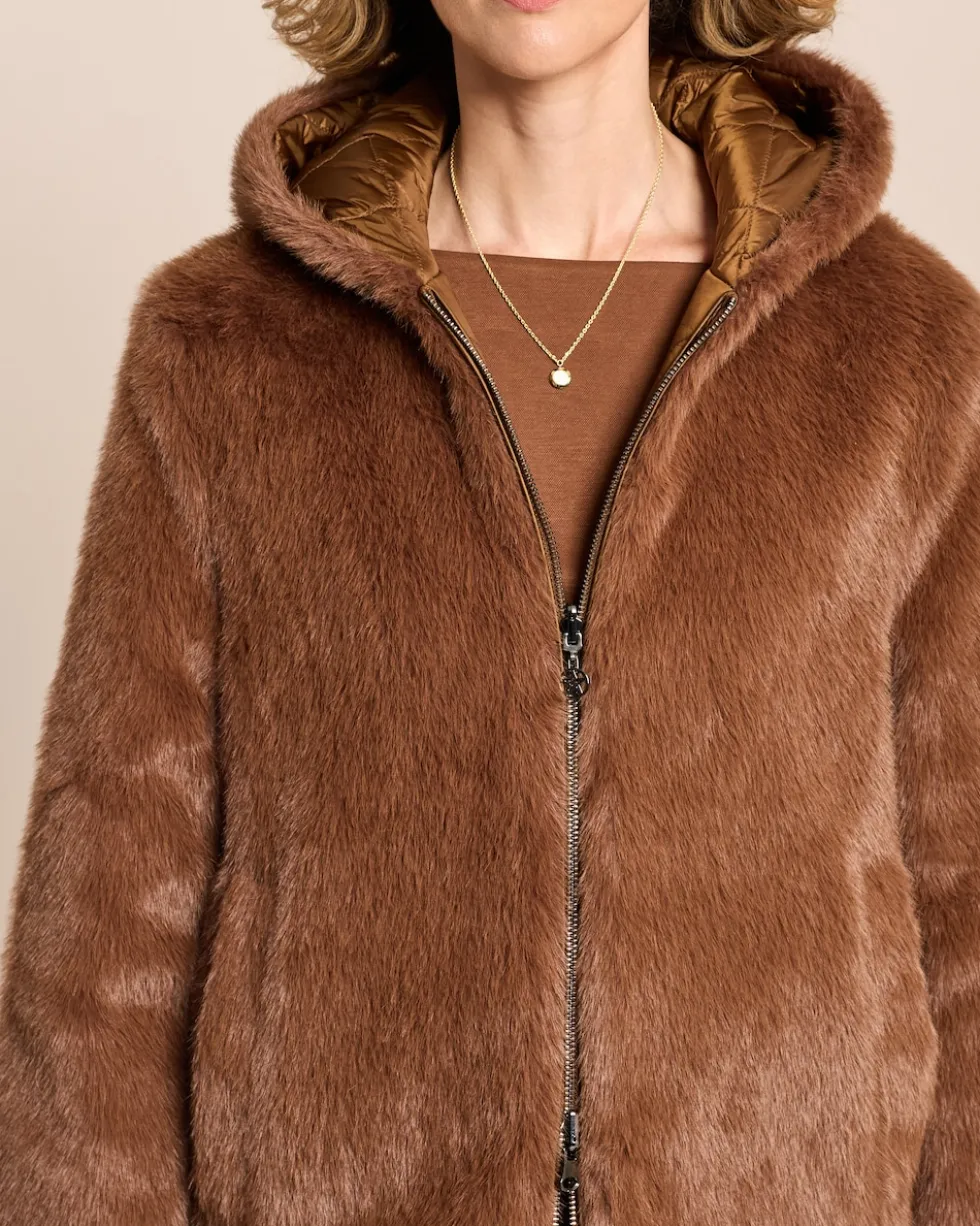 Webpelzjacke zum Wenden