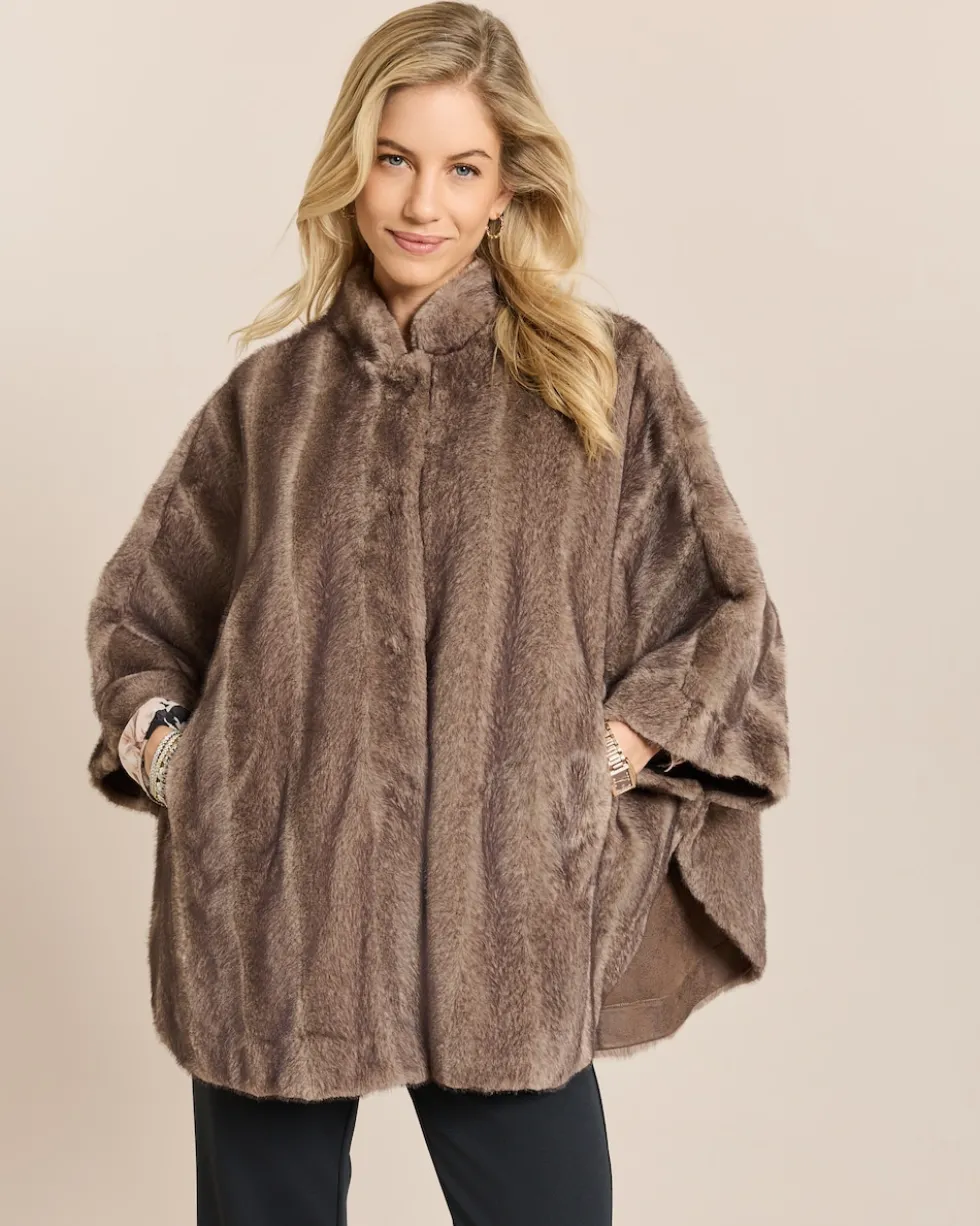 Webpelz-Poncho