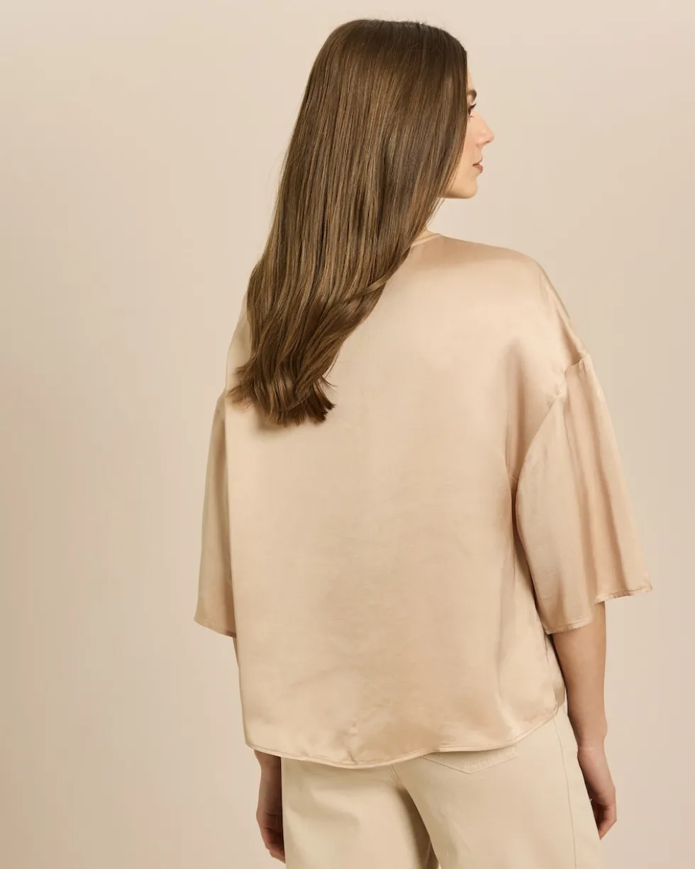 Webshirt aus Satin