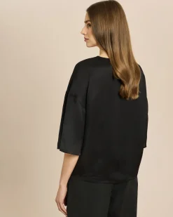 Webshirt aus Satin