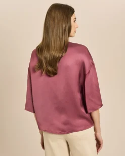 Webshirt aus Satin
