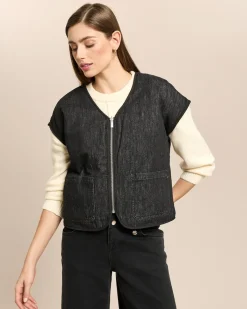 Wende-Denimweste