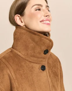 Wendejacke aus Faux Sherling