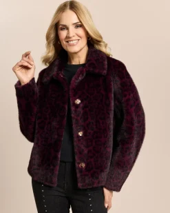 Wendejacke Webpelz/Velourimitat