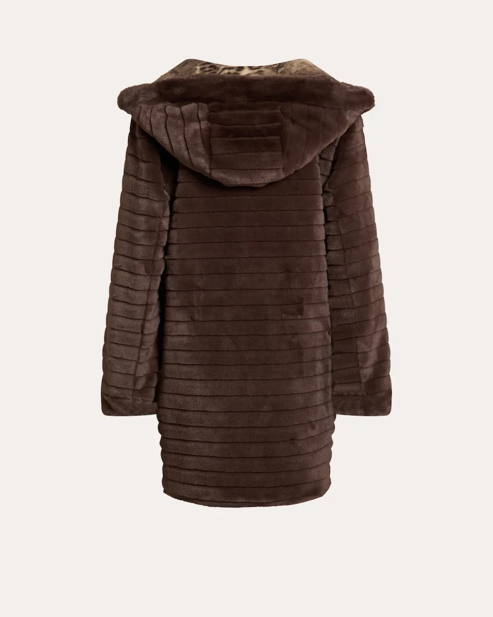 Wendewebpelz-Longjacke