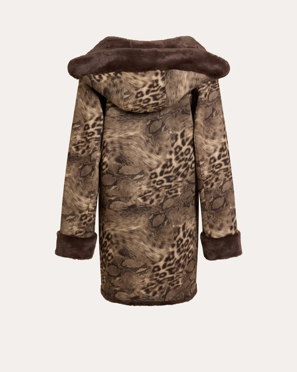 Wendewebpelz-Longjacke