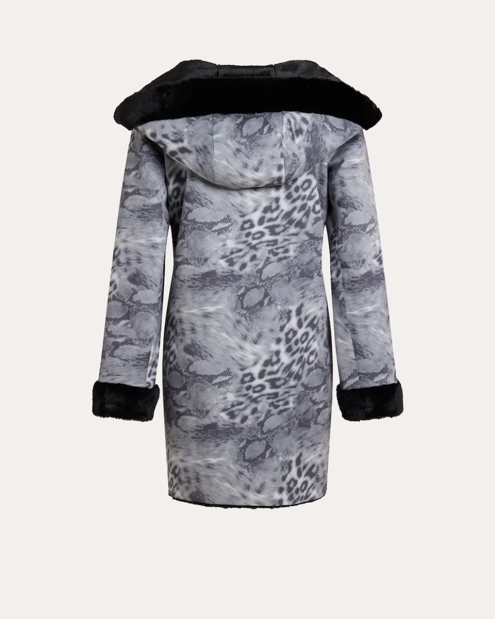 Wendewebpelz-Longjacke