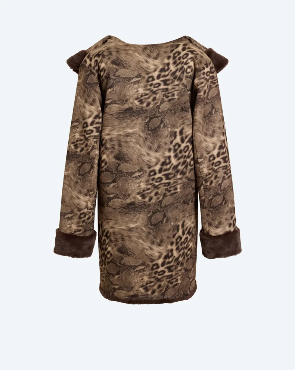 Wendewebpelz-Longjacke