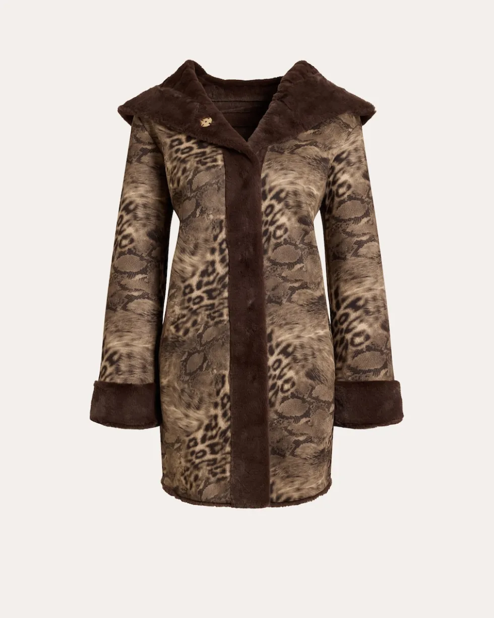 Wendewebpelz-Longjacke