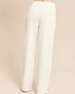 Wide Leg Hose aus Crêpe