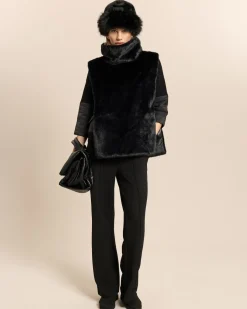 Wide Leg Hose aus Crêpe