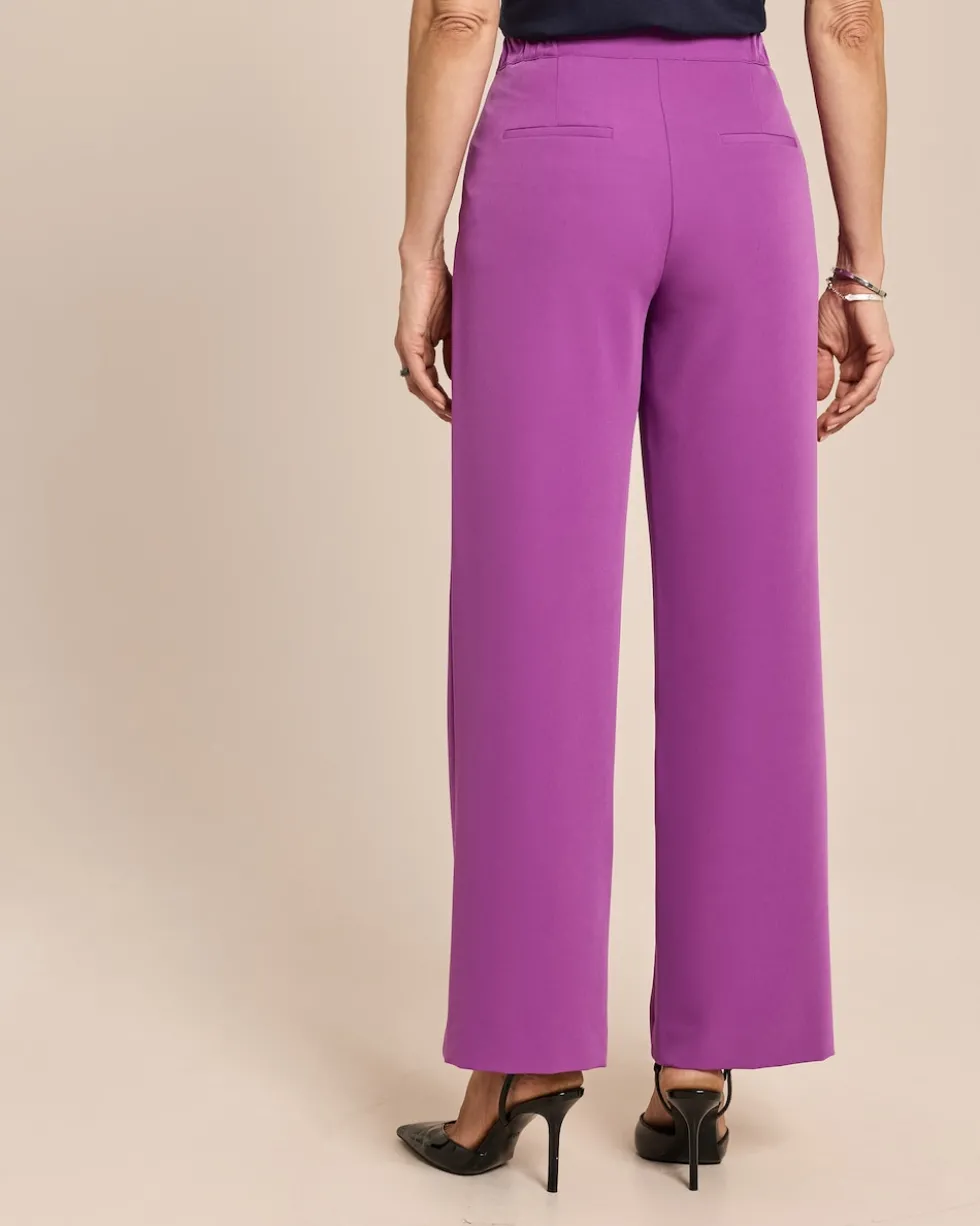 Wide Leg Hose aus Jersey