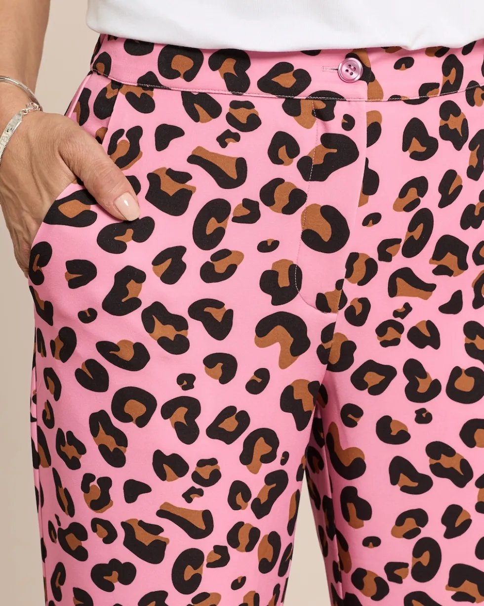 Wide Leg Hose aus Jersey