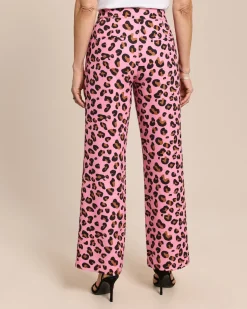 Wide Leg Hose aus Jersey